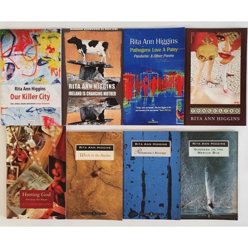 223 - Rita Ann Higgins: a collection of 8 titles by this talented poet 7 of which are SIGNED