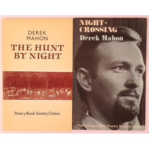 224 - Derek Mahon: The Hunt by Night Published by Oxford,1982, First edition, first printing; Night-Crossi... 