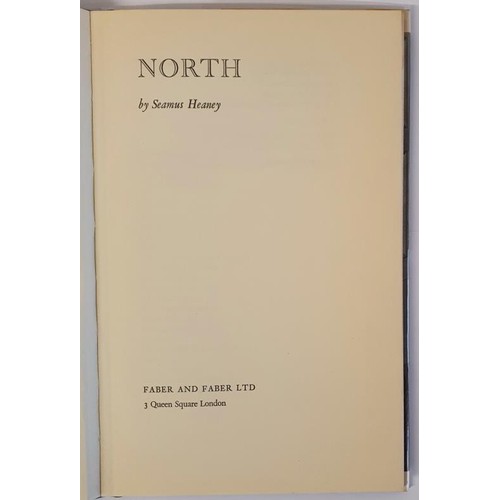 233 - Seamus Heaney. North. 1975. 1st. Fine in dust jacket, price clipped