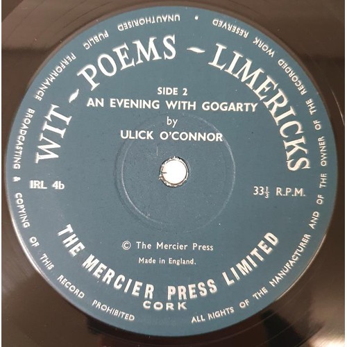 246 - An Evening with Gogarty - The Prince of Wits performed by Ulick O'Connor, Mercier Press Vinyl Record... 