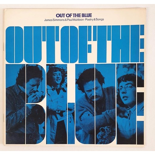 247 - Out of the Blue. MULDOON (Paul). & SIMMONS (James). Publication Date: 1974. Ostensibly a program... 