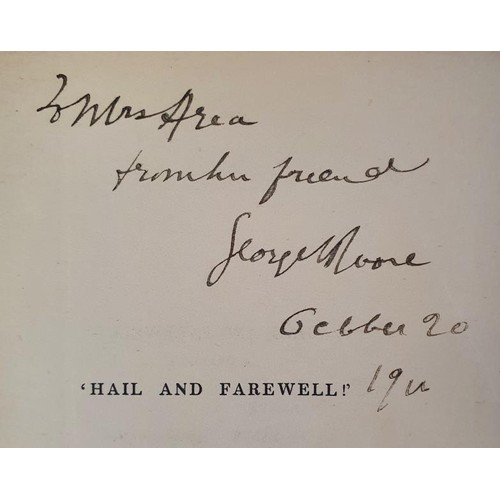 258 - Ave [Volume I of Trilogy: 'HAIL AND FAREWELL!'] Moore, George Published by William Heinemann, London... 