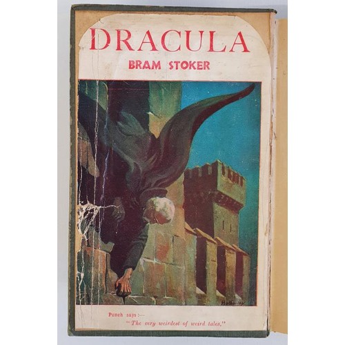 261 - Bram Stoker. Dracula. 1931. With original pictorial dust jacket front cover tipped onto end paper. S... 