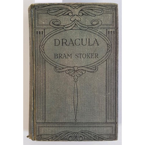 261 - Bram Stoker. Dracula. 1931. With original pictorial dust jacket front cover tipped onto end paper. S... 