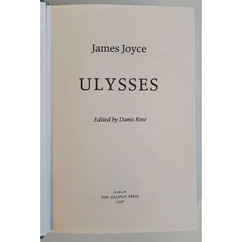 271 - ULYSSES Joyce, James Published by The Lilliput Press, Dublin, 1997. Limited to 1000 numbered copies.... 