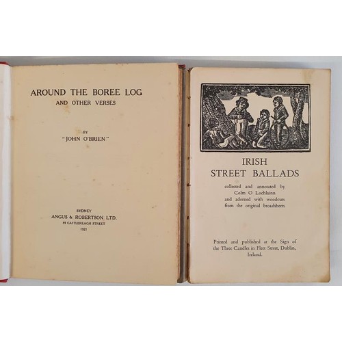 284 - Irish Street Ballads collected and annotated by Colm O Lochlainn- Published Sign of the Three Candle... 