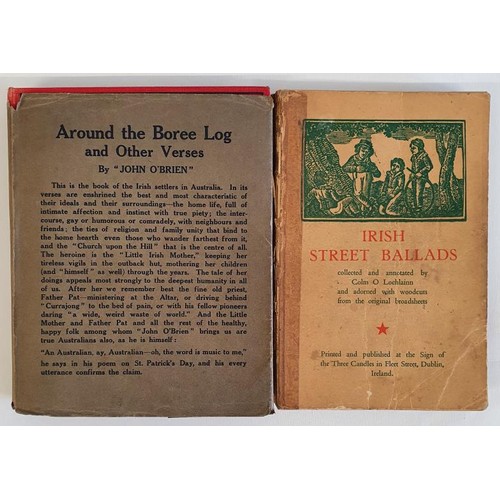 284 - Irish Street Ballads collected and annotated by Colm O Lochlainn- Published Sign of the Three Candle... 