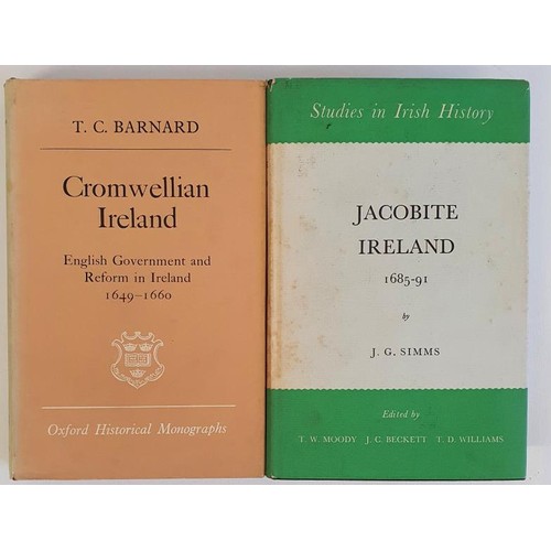 288 - Cromwellian Ireland. English Government and Reform in Ireland 1649-1660 by Barnard and Jacobite Irel... 