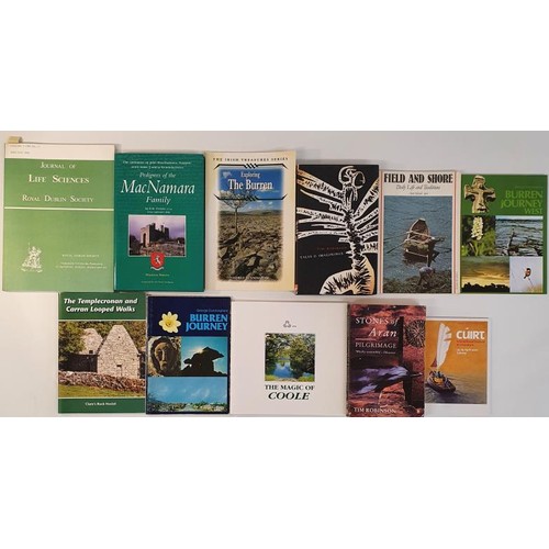 298 - George Cunningham: Burren Journey (1978); Burren Journey West (1980); Exploring the Burren, (1998), ... 