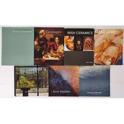 303 - Six Irish Art Catalogues including publications on Colin Davidson and a Barrie Cooke catalogue signe... 