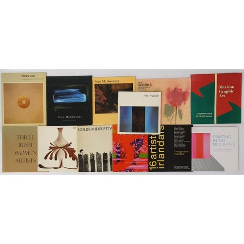 309 - Twelve Irish Art Catalogues including publications on Sean Mc Sweeney, Colin Middleton & Patrick... 