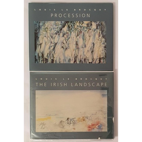 315 - Two Louis le Brocquy Publications by Gandon Press, Procession and The Irish Landscape