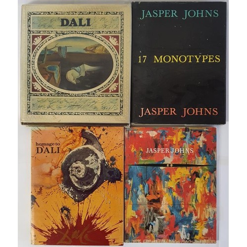 326 - A Selection of Jasper Johns and Salvador Dali Catalogues including homage to Salvador Dali which has... 