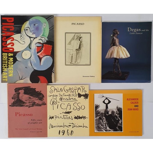 327 - A series of six Catalogues, five of Picasso and one of Degas