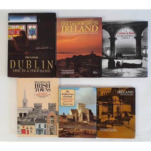 355 - Coffee Table Irish Interest Books: Buildings of Irish Towns by Patrick and Maura Shaffrey (with Birr... 