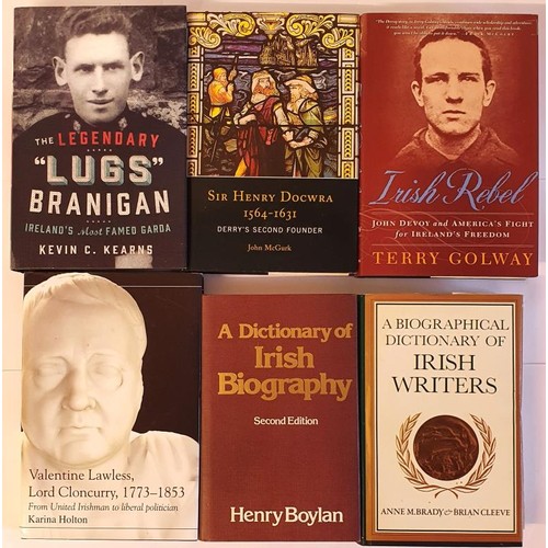 359 - A Biographical Dictionary of Irish Writers by Brady and Cleeve; A Dictionary of Irish Biography by B... 