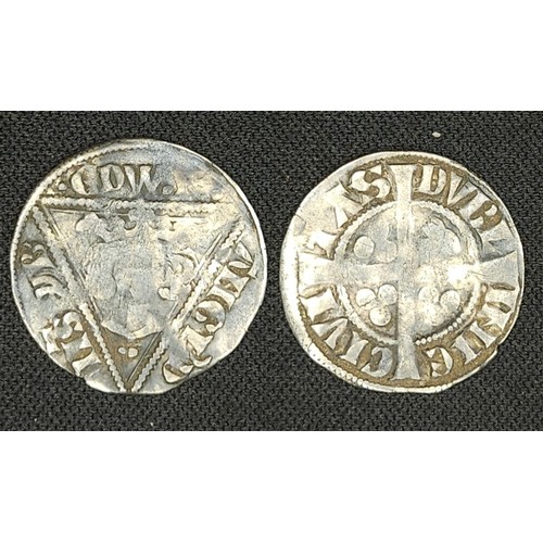 16 - Ireland. Edward 1 1272-1307. Silver penny, second coinage early issue 1279-84 Type 16 Dublin Mint. O... 