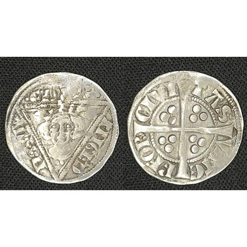 21 - Ireland. Edward 1 1272-1307. Silver penny second coinage early issue 1279-84 type 16 Waterford mint.... 