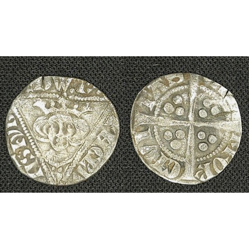 22 - Ireland. Edward 1 1272-1307. Silver penny second coinage early issue 1279-84 tyoe 16 Waterford mint.... 