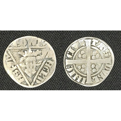 24 - Ireland. Edward 1 1272-1307. Silver halfpenny second coinage, early issue type 1A Dublin Mint. D.F.6... 