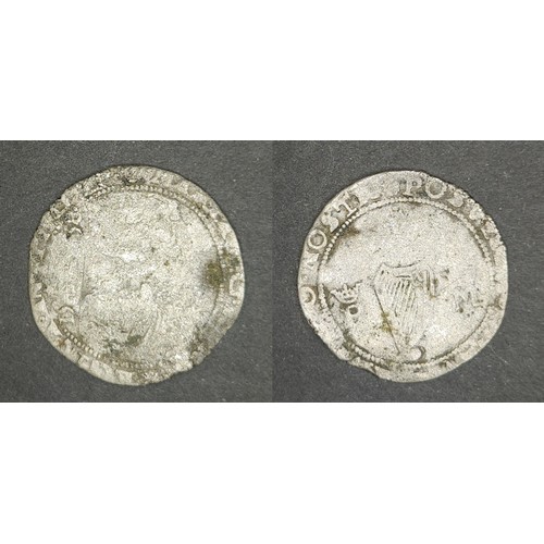 62 - Ireland. Philip & Mary 1554-1558. Groat 1558. Obv face to face under a crown date either side. R... 