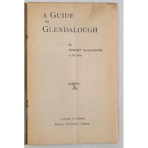 46 - Robert MacAllister. A Guide to Glendalough c.1900