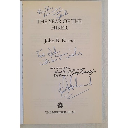 53 - John B. Keane - The Year of the Hiker, published by Mercier press 1991. First Printing, of the Revis... 