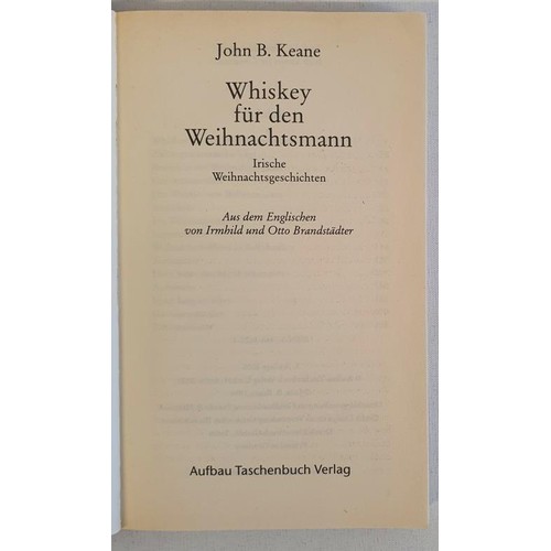 57 - John B. Keane - Whiskey für den Weihnachtsmann, published German edition published by Aufbau-Ta... 