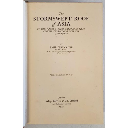 75 - The Stormswept Roof of Asia by Yak, Camel & Sheep Caravan in Tibet, Chinese Turkistan & Over... 