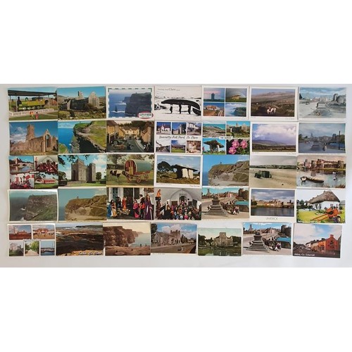 362 - Clare-Limerick-Tipperary Interest Postcards. Re War of Independence and the Troubles. Collection of ... 