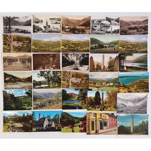 365 - Wicklow Interest Postcards. Colour and black and white. Some vintage, others later. Collection of ap... 