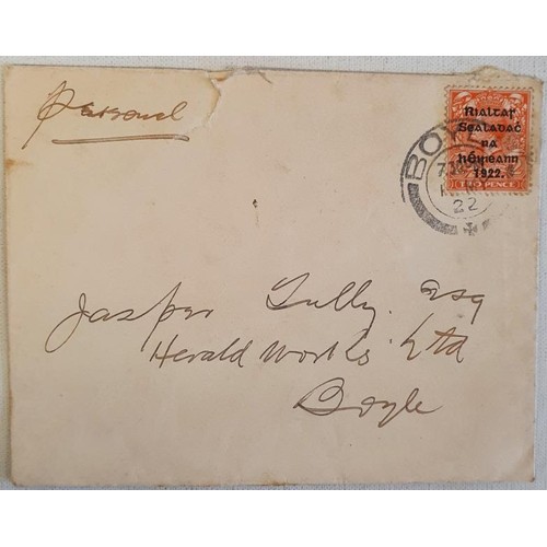 Collection of Irish overprinted envelopes. The Irish Free State ...
