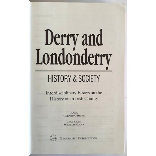 18 - Derry & Londonderry: History & Society by Gerard O'Brien, Fine copy