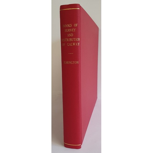 43 - Galway: Book of Survey and Distribution Vol III by R C Simington, 1962