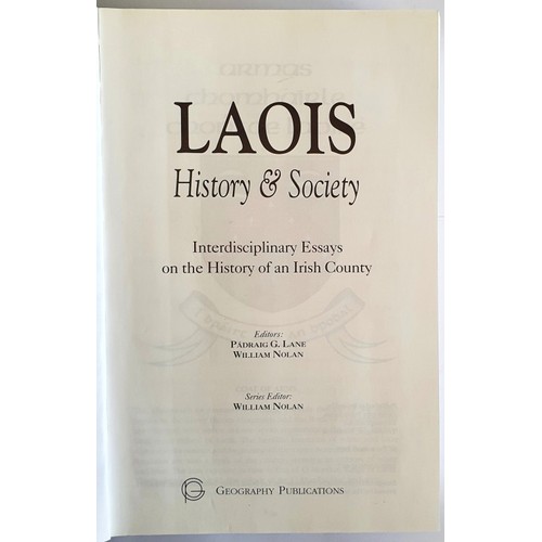 60 - Laois History and Society edited by P G Lane and W Nolan, 1999. Fine copy