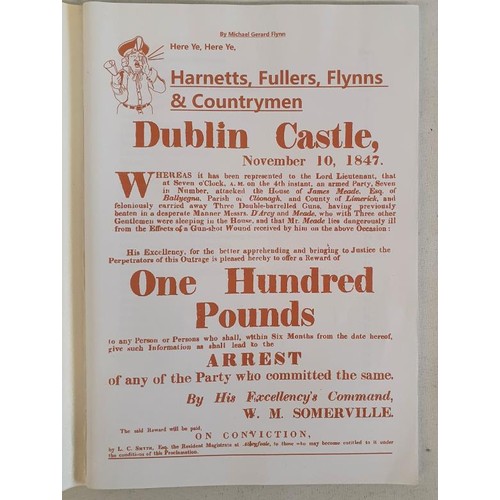 9 - Harnetts, Fullers, Flynns & Countrymen by Michael Gerard Flynn. Manuscript note &lsquo;not for p... 