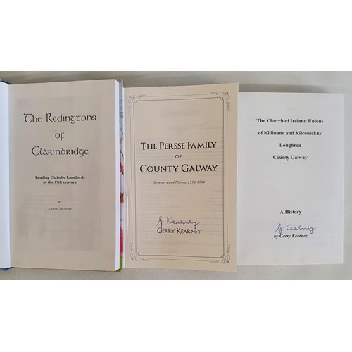 38 - [Galway landed families] The Persse Family: Genealogy and History, 1554-1964 by Kearney. members inc... 