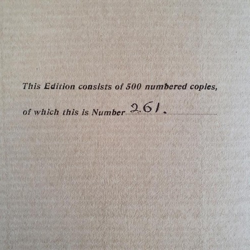 58 - Secret Springs of Dublin Songs. The Talbot Press 1918, Original boards . Number 261/500 copies