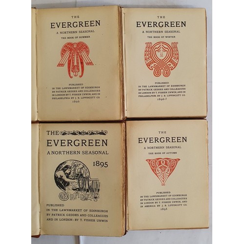 277 - The Evergreen. A Northern Seasonal. The Book of Spring, Summer, Autumn and Winter. Published by Edin... 