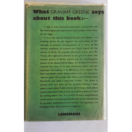 333 - Flann O' Brien- At Swim Two Birds, Longmans, 1939. FIRST EDITION. Original black cloth with gilt let... 