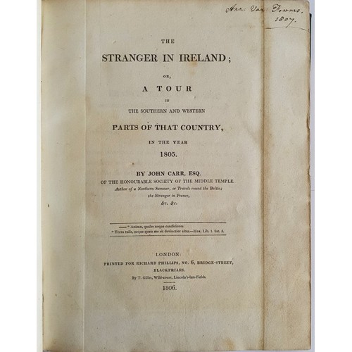 530 - The Stranger in Ireland, or, A Tour in the Southern and Western Parts of that Country, in the Year 1... 
