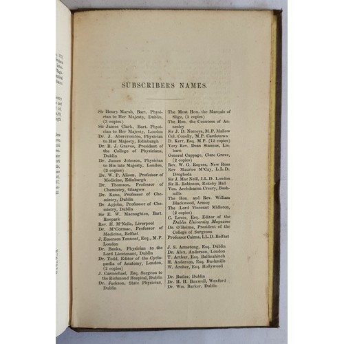 539 - The Irish Watering Places, Their Climate, Scenery, And Accommodations; Including Analyses Of The Pri... 