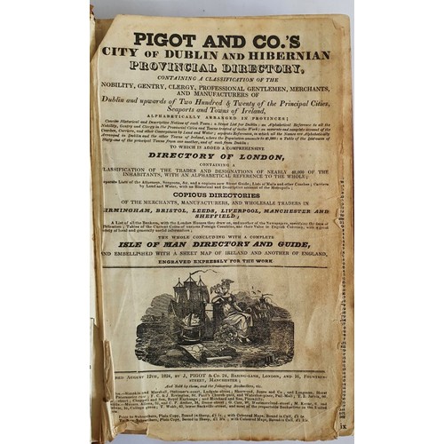 547 - Dublin & Hibernian Directory Pigot (J.) & Co. Pigot & Co's City of Dublin and Hibernian ... 