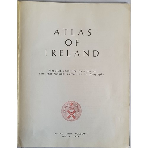 552 - Atlas of Ireland. Prepared by Irish National Committee for Geography. Dublin, Royal Irish Academy, 1... 