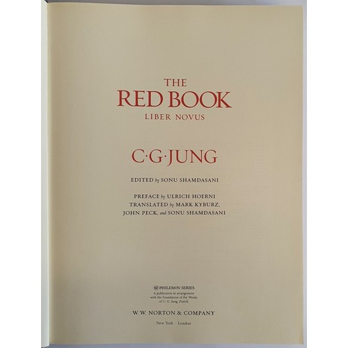 560 - THE RED BOOK: Liber Novus JUNG, C. G. (Sonu Shamdasani, ed) Published by W. W. Norton, NY, 2009, 1st... 