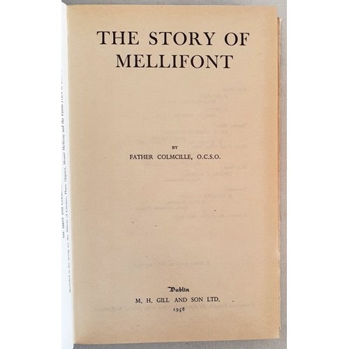 26 - Fr. Colmcille. The Story of Mellifont. 1958. 1st. 2 coloured maps and other maps & illustrations... 