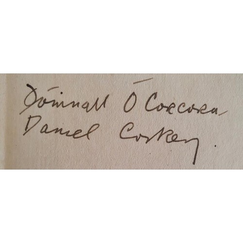 61 - Daniel Corkery - The Stormy Hills, published by Talbot Press Ltd, 1941. In original jacket, Signed b... 