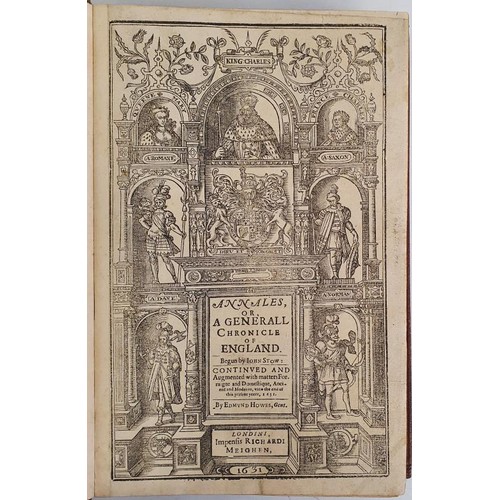 2 - Annales, or, A General Chronicle of England. Stow, John Published by Impensis Richardi Meighen, Lond... 