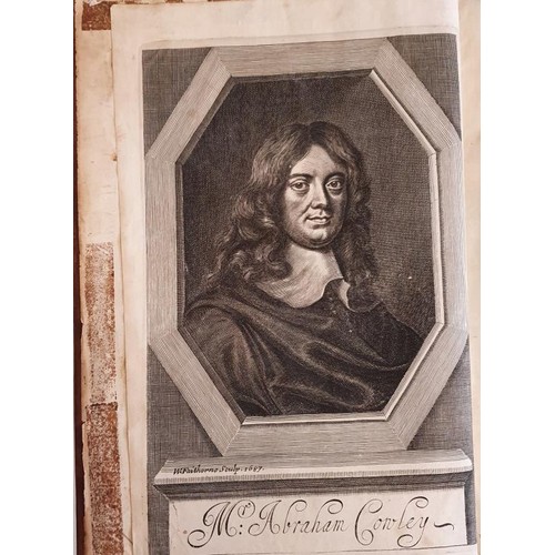 6 - The Works of Mr. Abraham Cowley: Consisting of Those which were formerly Printed, And Those which he... 