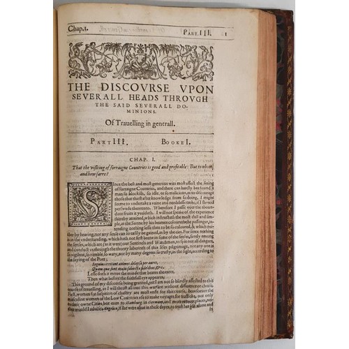 8 - An Itinerary containing His Ten Years Travel through the Twelve Dominions of Germany, Bohmerland, Sw... 